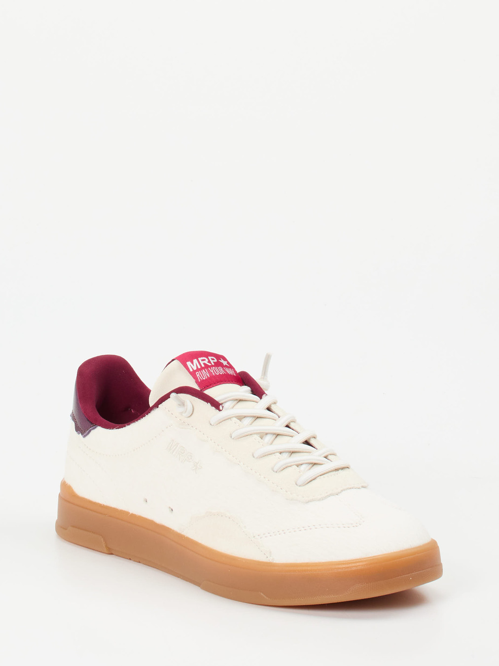 MRP – Sneaker aus Fellimitat Off-White