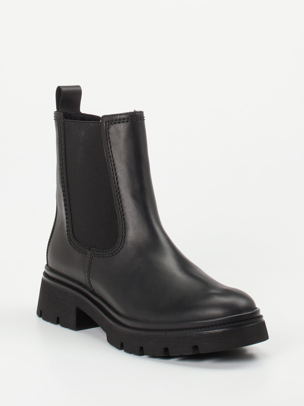 Gabor – Chelsea Boots aus Glattleder Schwarz