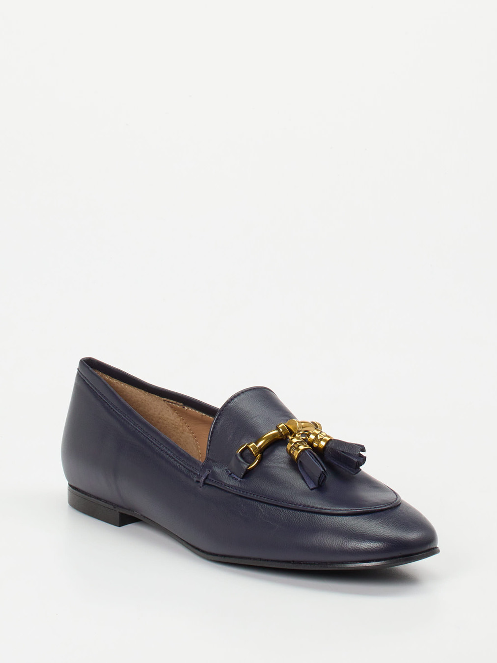 Konstantin Starke – Loafer aus Lammleder Dunkelblau