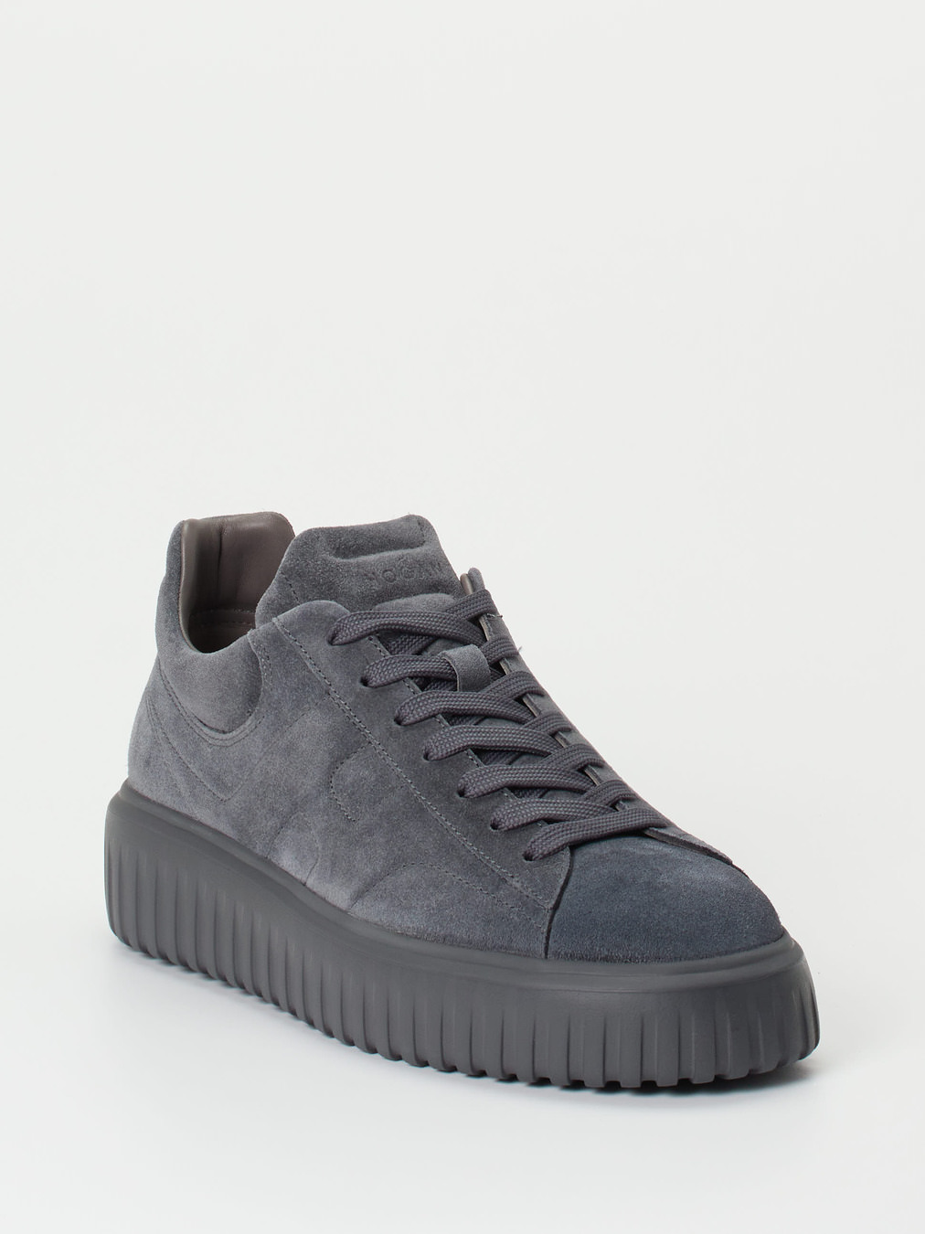 Hogan – Sneaker aus Veloursleder in Anthrazit