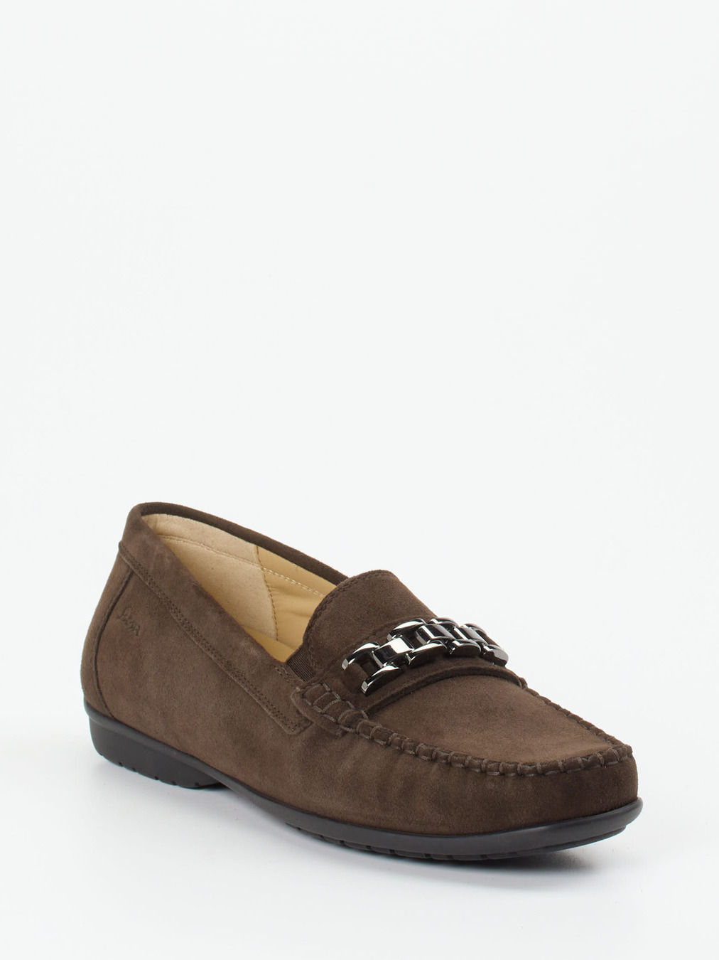 Sioux – Mokassin-Loafer aus Veloursleder Braun