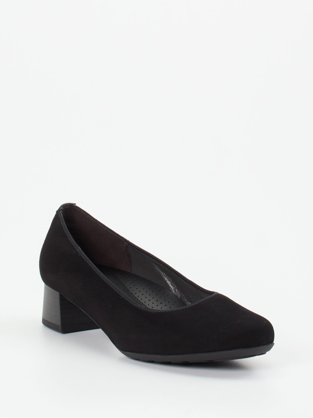 Gabor Comfort – Komfort-Pumps aus Veloursleder schwarz