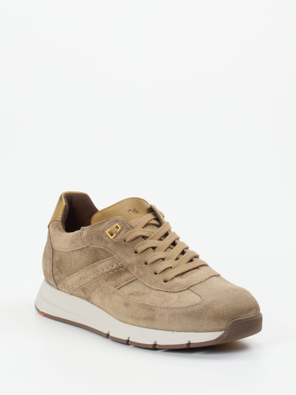 Lloyd – Sneaker aus Veloursleder sandfarben