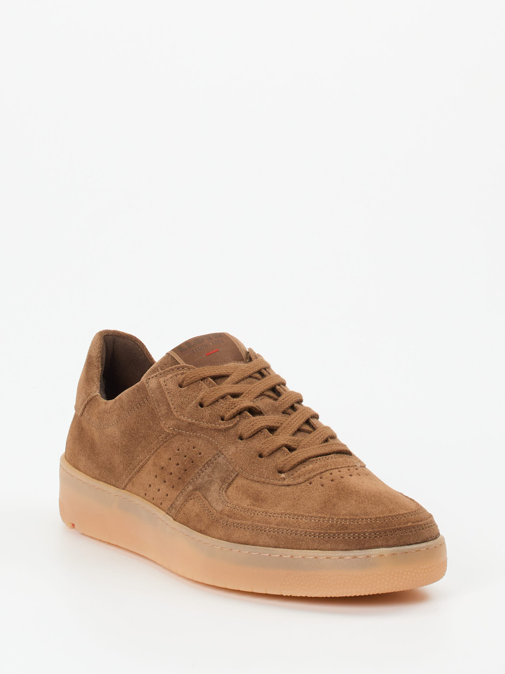 Lloyd – Sneaker aus Veloursleder in Braun