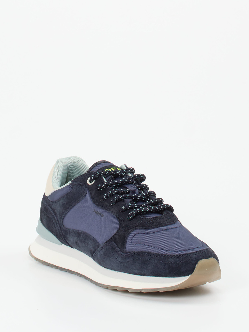 The Hoff Brand – Sneaker aus Veloursleder und Textil navy