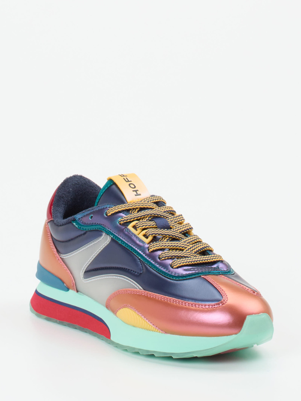 THE HOFF BRAND – Sneaker aus Lammleder multicolor