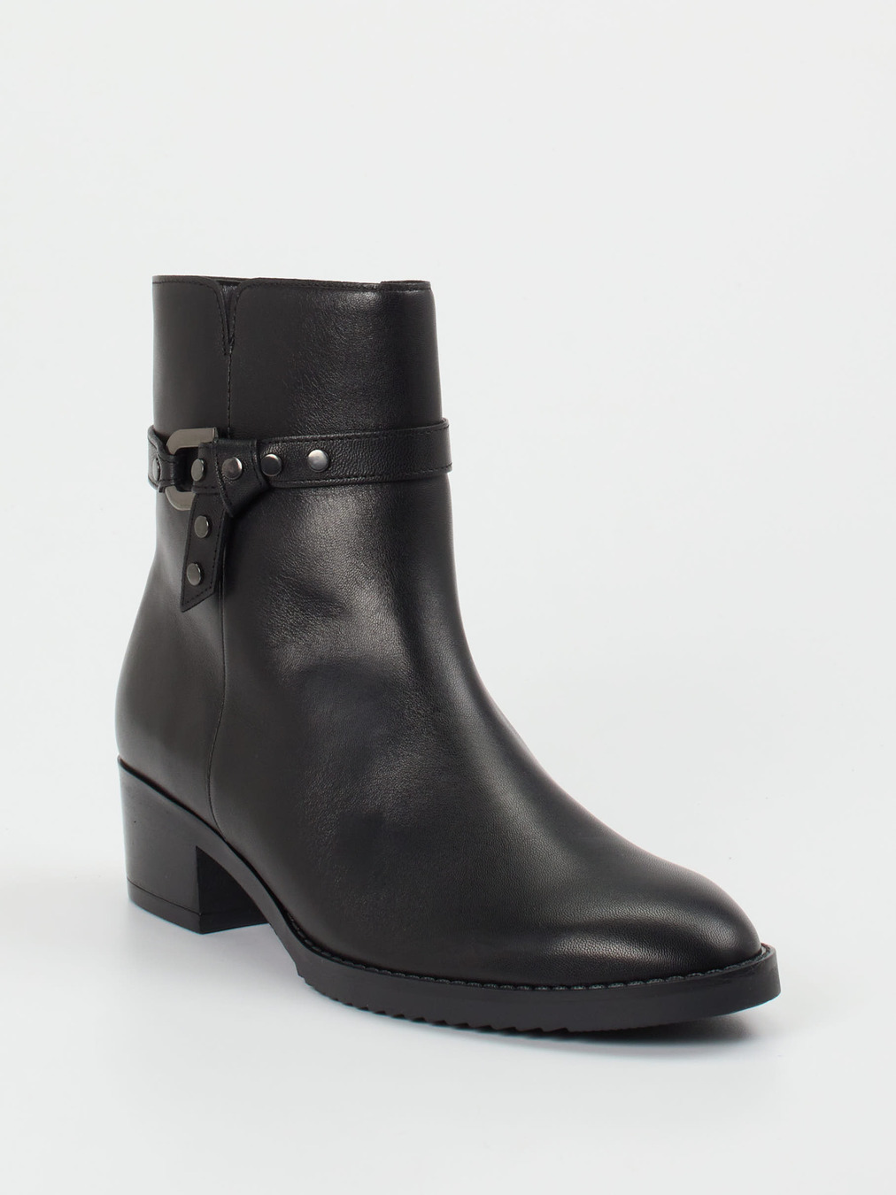 Gabor – Stiefelette aus Lammleder schwarz