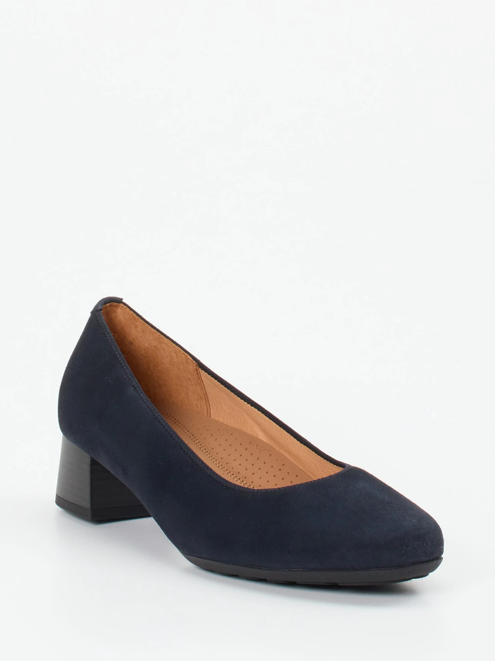 Gabor Comfort – Pumps aus Veloursleder Dunkelblau