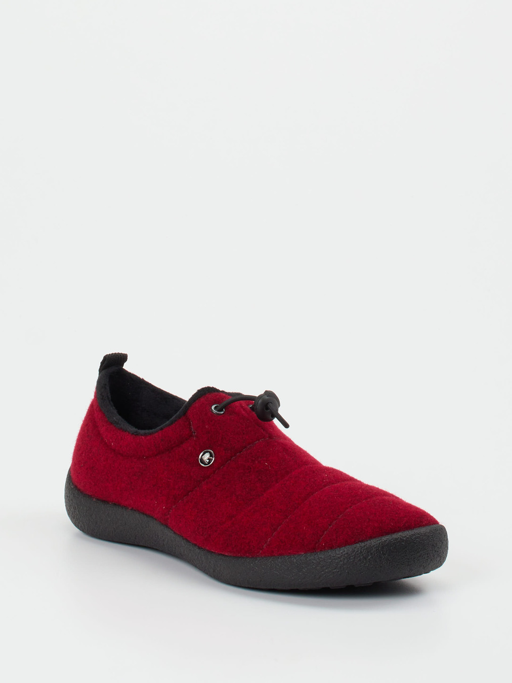 Rohde – Hausschuhe aus Filz in Dunkelrot