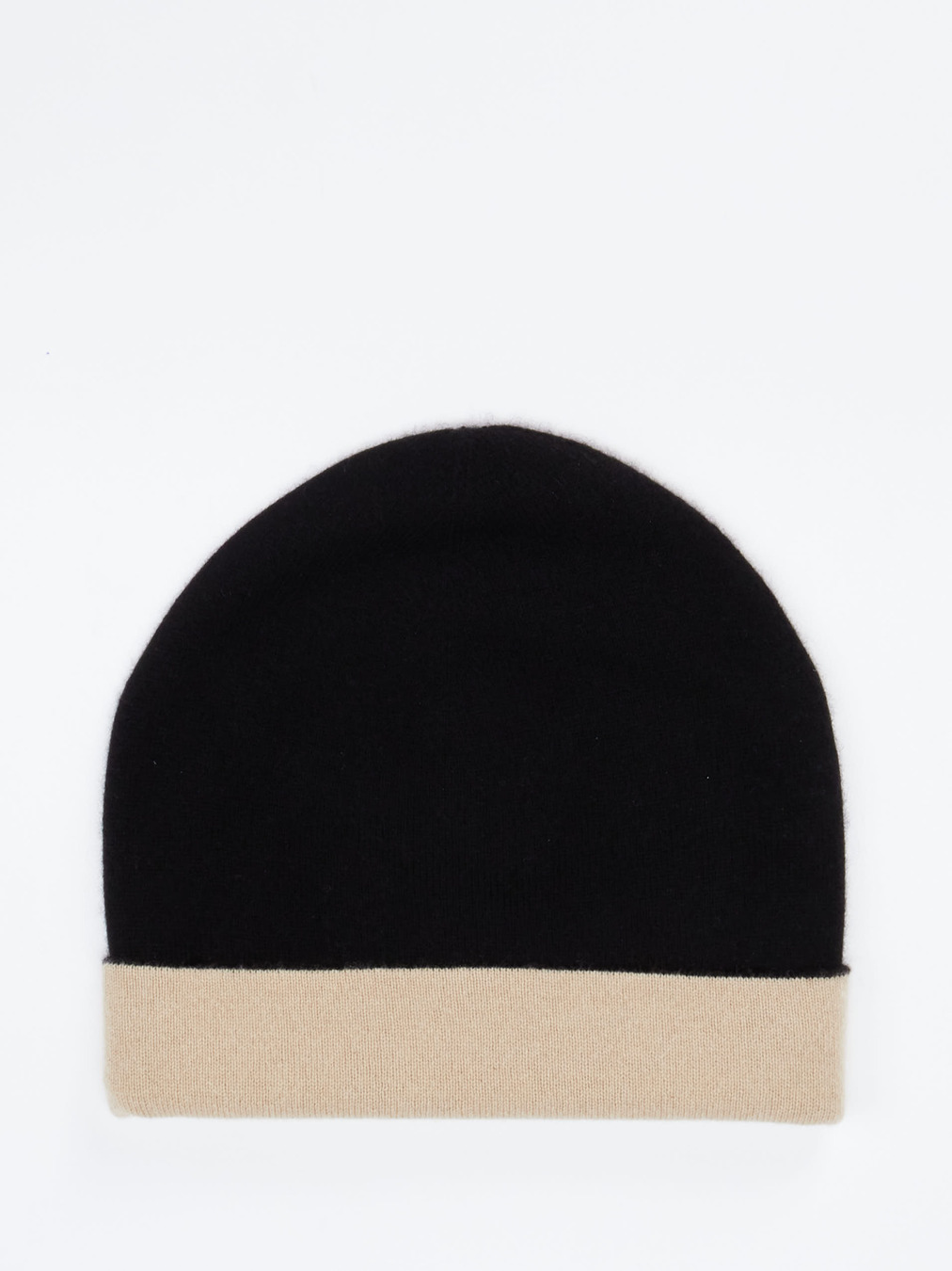 HURRAY – Beanie aus Kaschmir im Color-Blocking-Stil