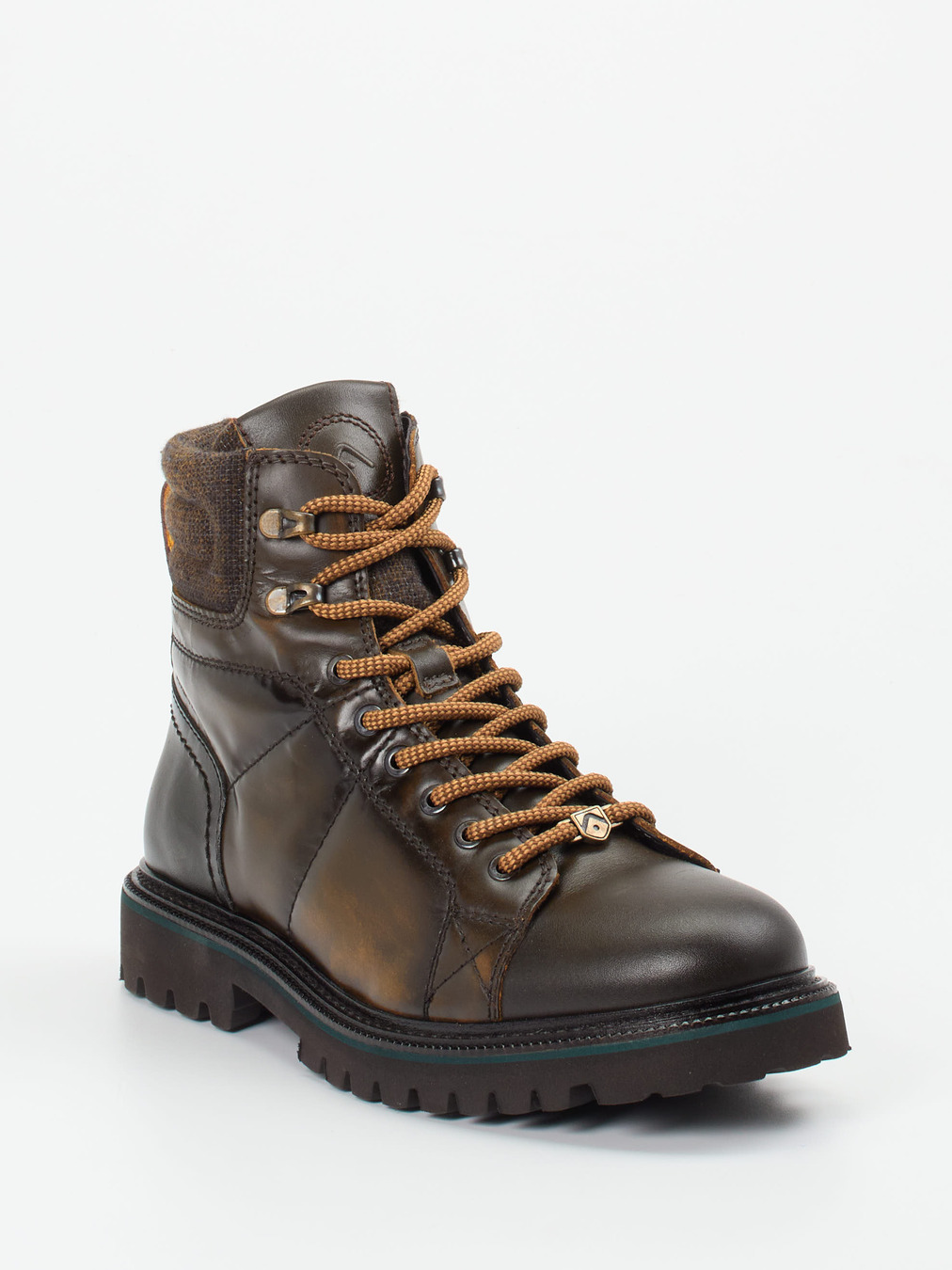 Ambitious – Schnürboots aus Kalbleder Dunkelbraun