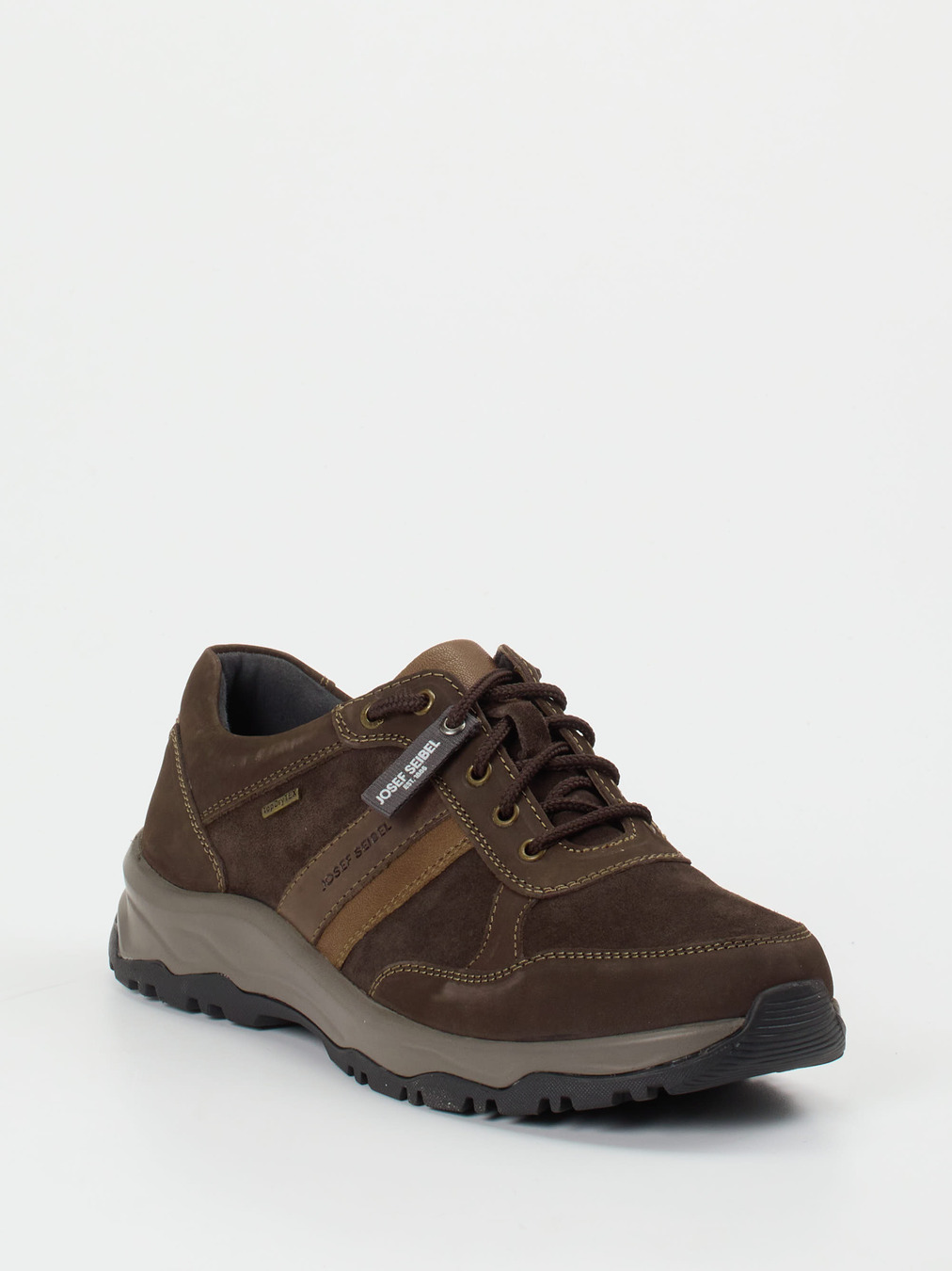 Josef Seibel – Schnürschuh aus Nubukleder braun