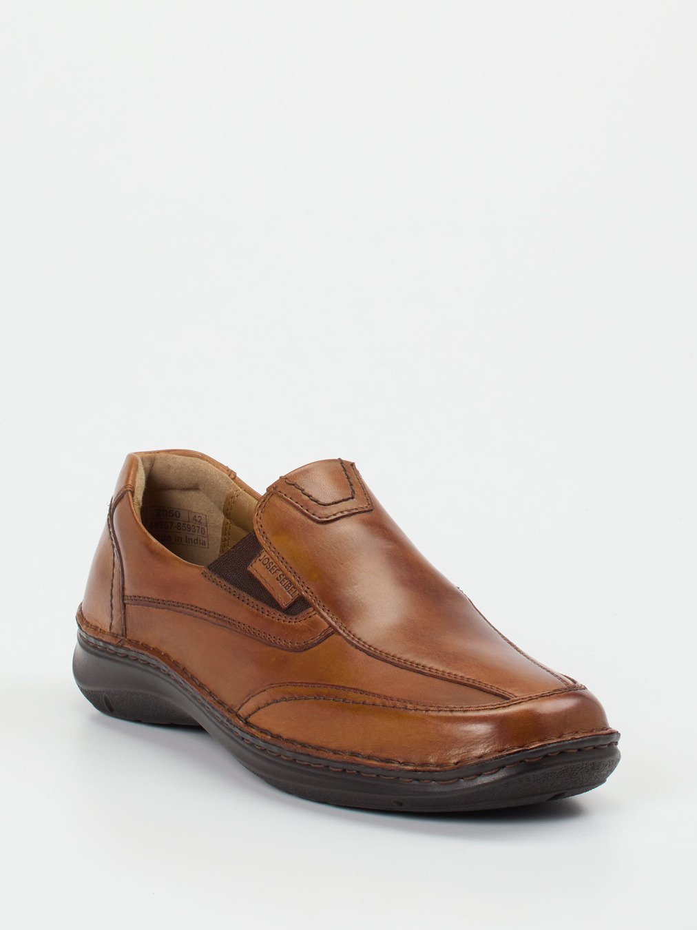 Josef Seibel – Slip-On aus Kalbleder cognacfarben