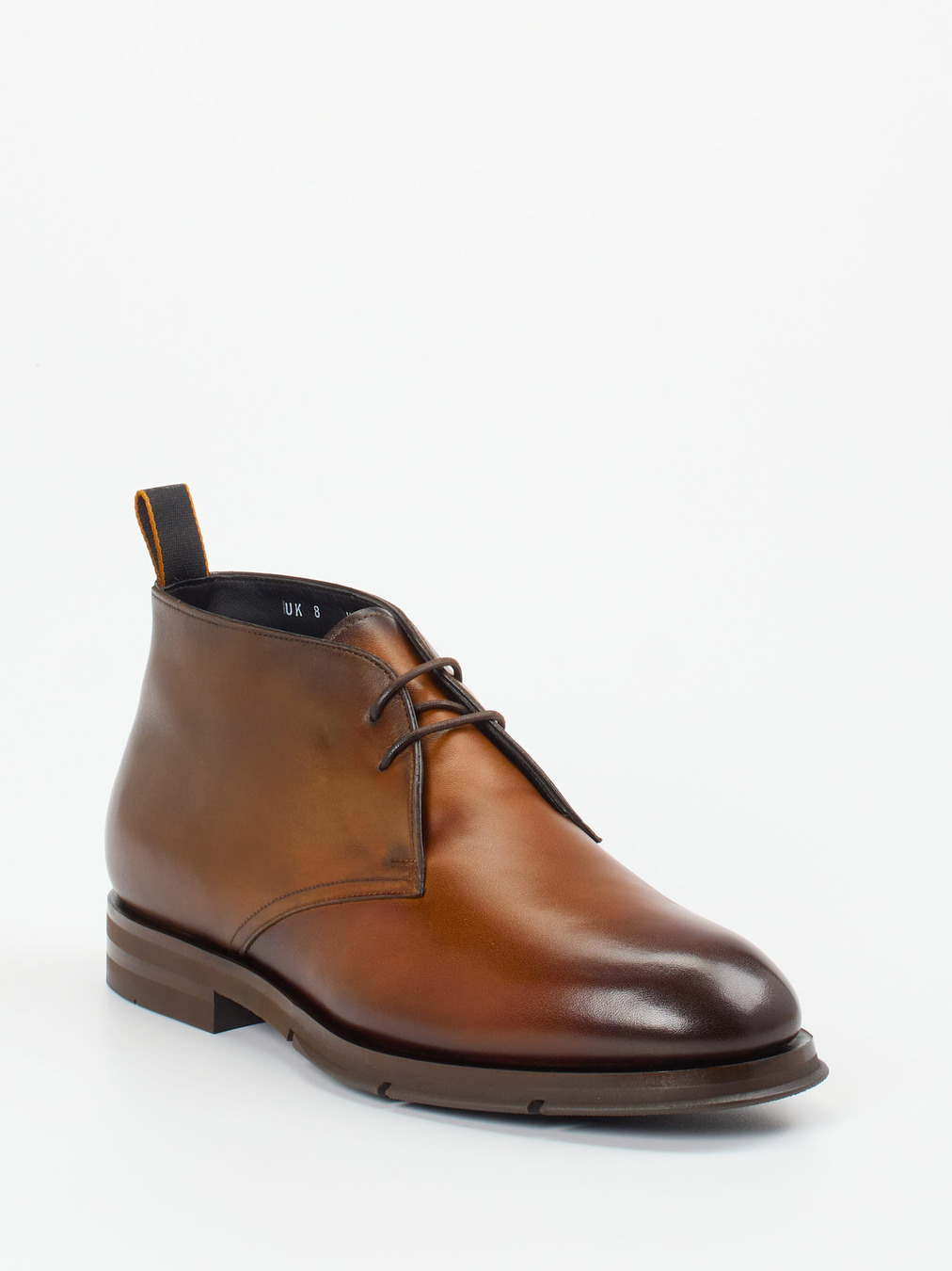 Santoni – Desert Boots aus Kalbleder braun