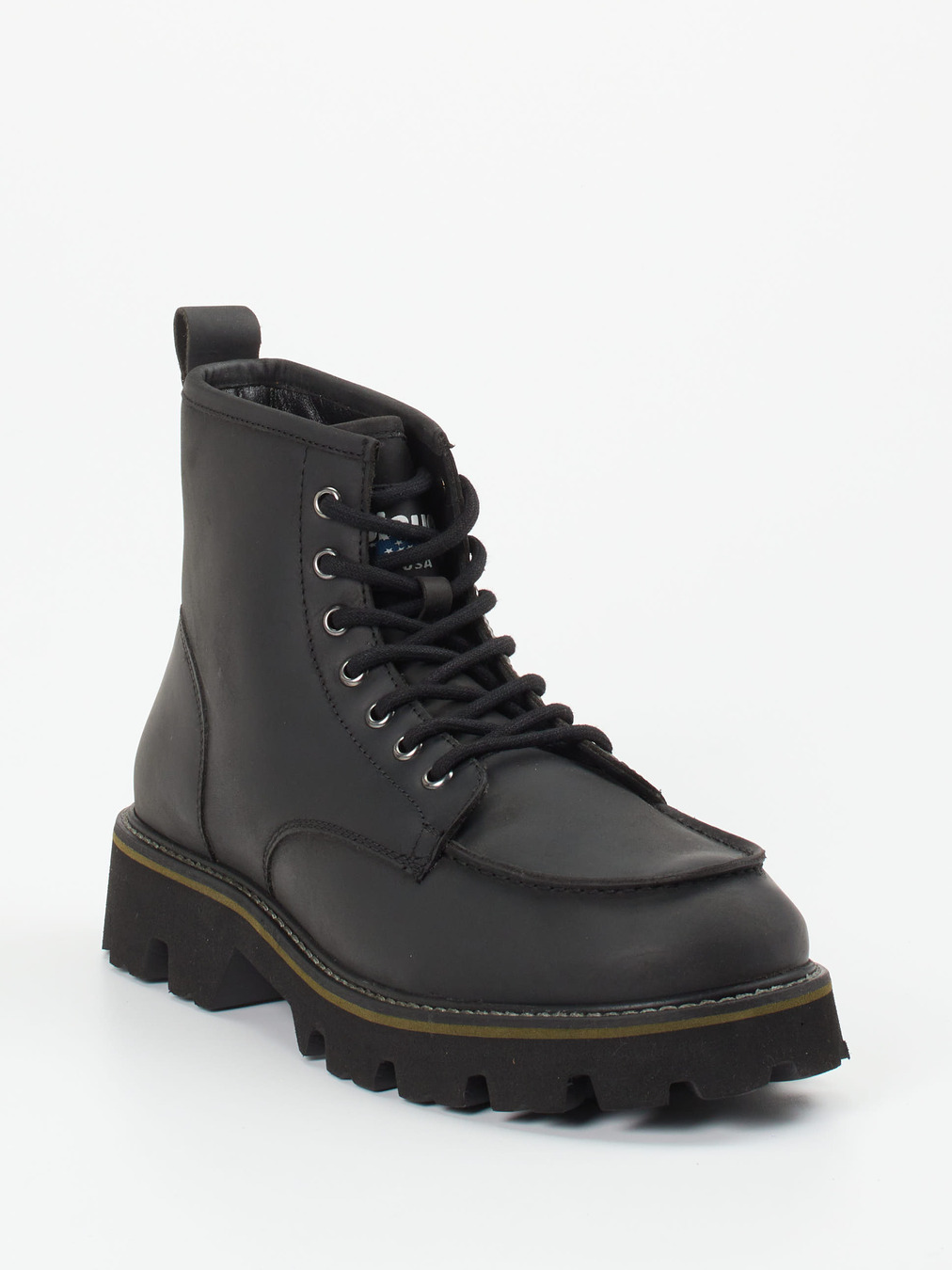 Blauer – Schnürboots aus Kalbleder schwarz