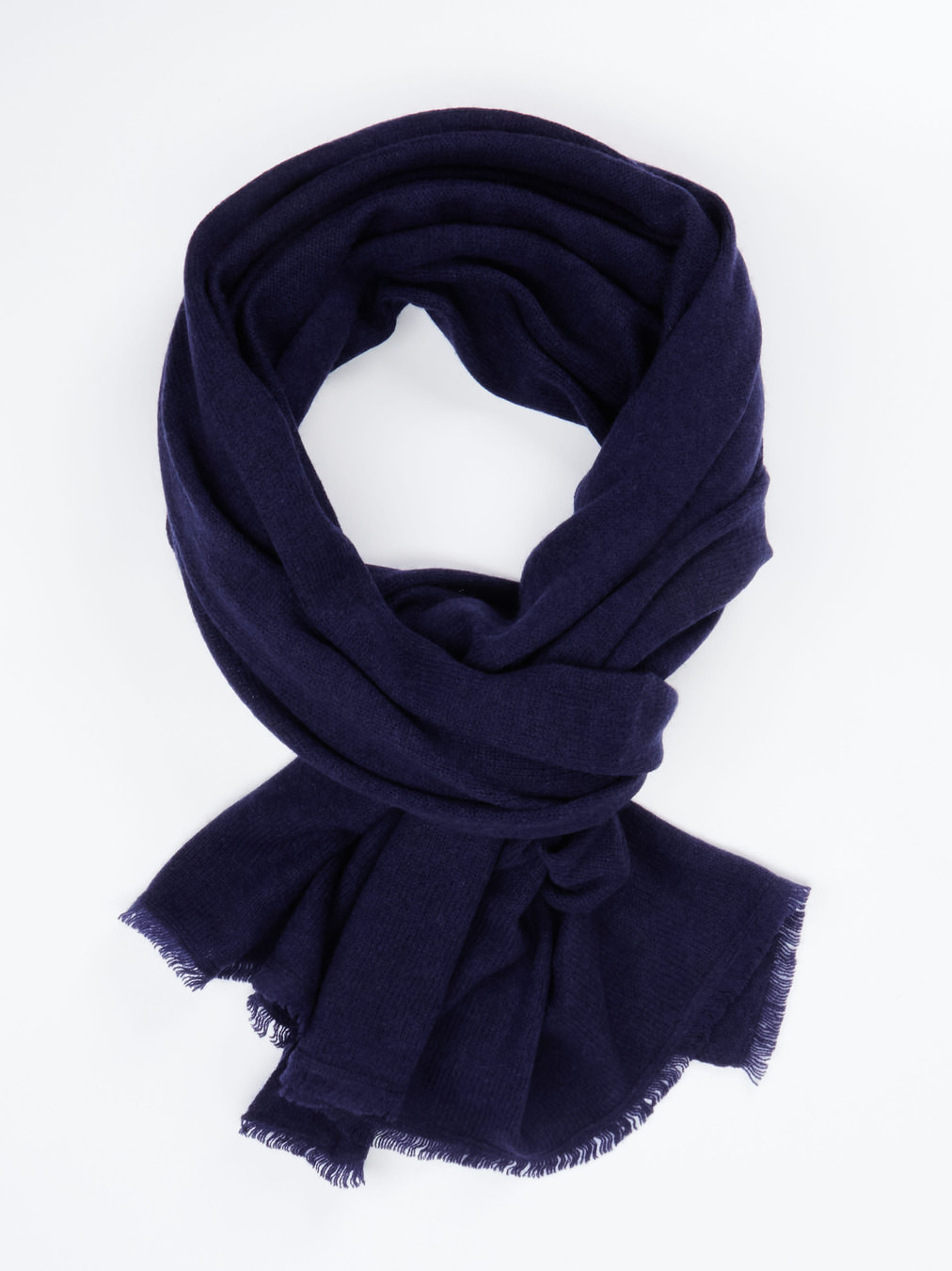 FLONA – Schal aus Kaschmir Dunkelblau