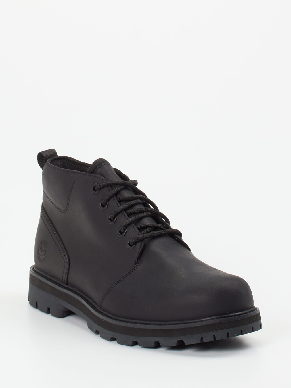 Timberland – Schnürboots aus Fettleder schwarz