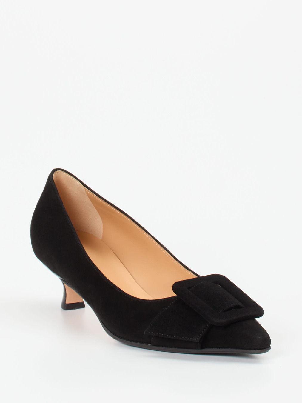 Unützer – Pumps aus Veloursleder Schwarz