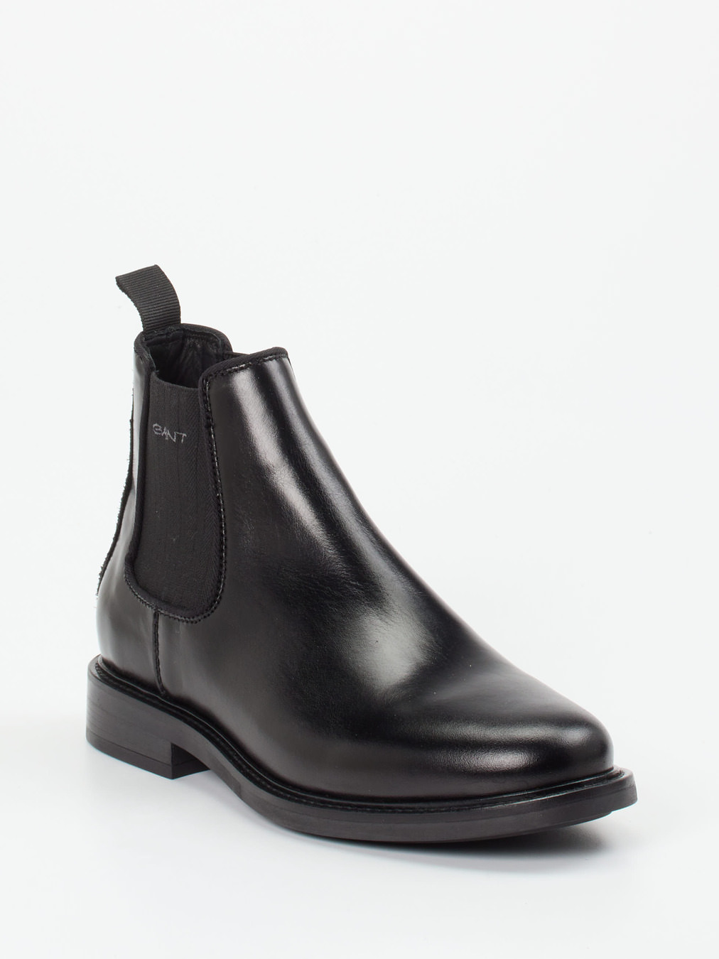 Gant – Chelsea Boots aus Kalbleder schwarz