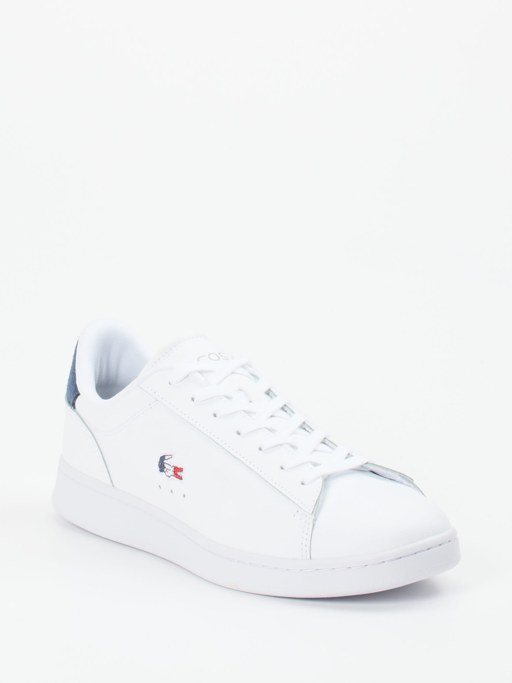 Lacoste – Sneaker aus Glattleder in Weiß