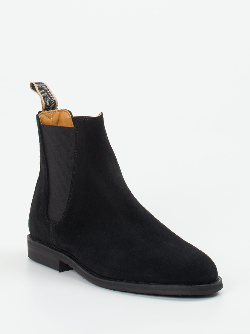 Ludwig Reiter – Chelsea Boots aus Veloursleder Schwarz