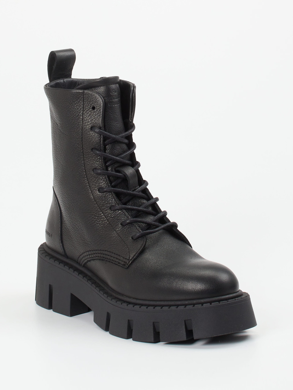 Copenhagen – Schnürboots aus Kalbleder Schwarz