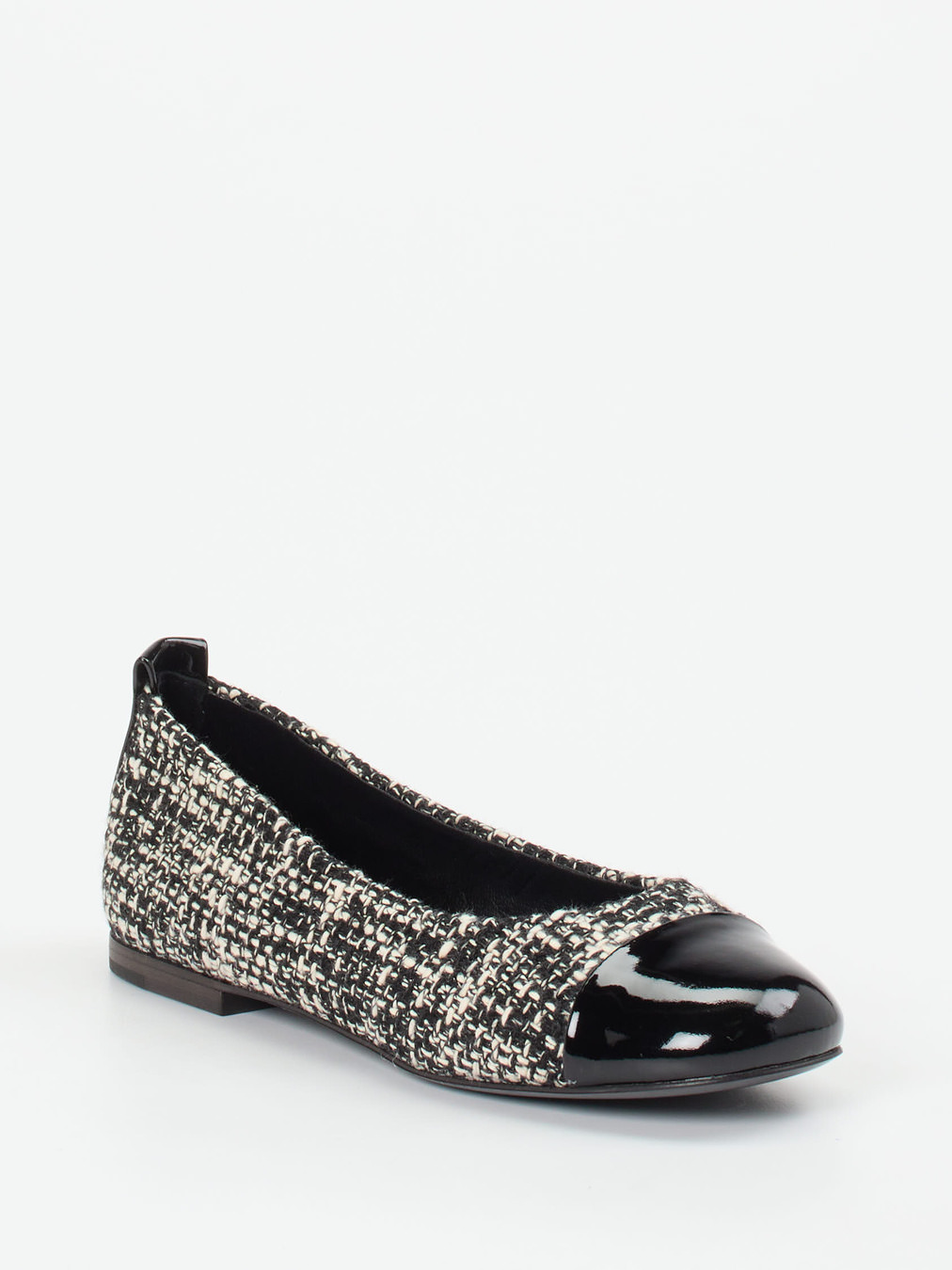 Kennel & Schmenger – Ballerinas aus Bouclé und Lackleder