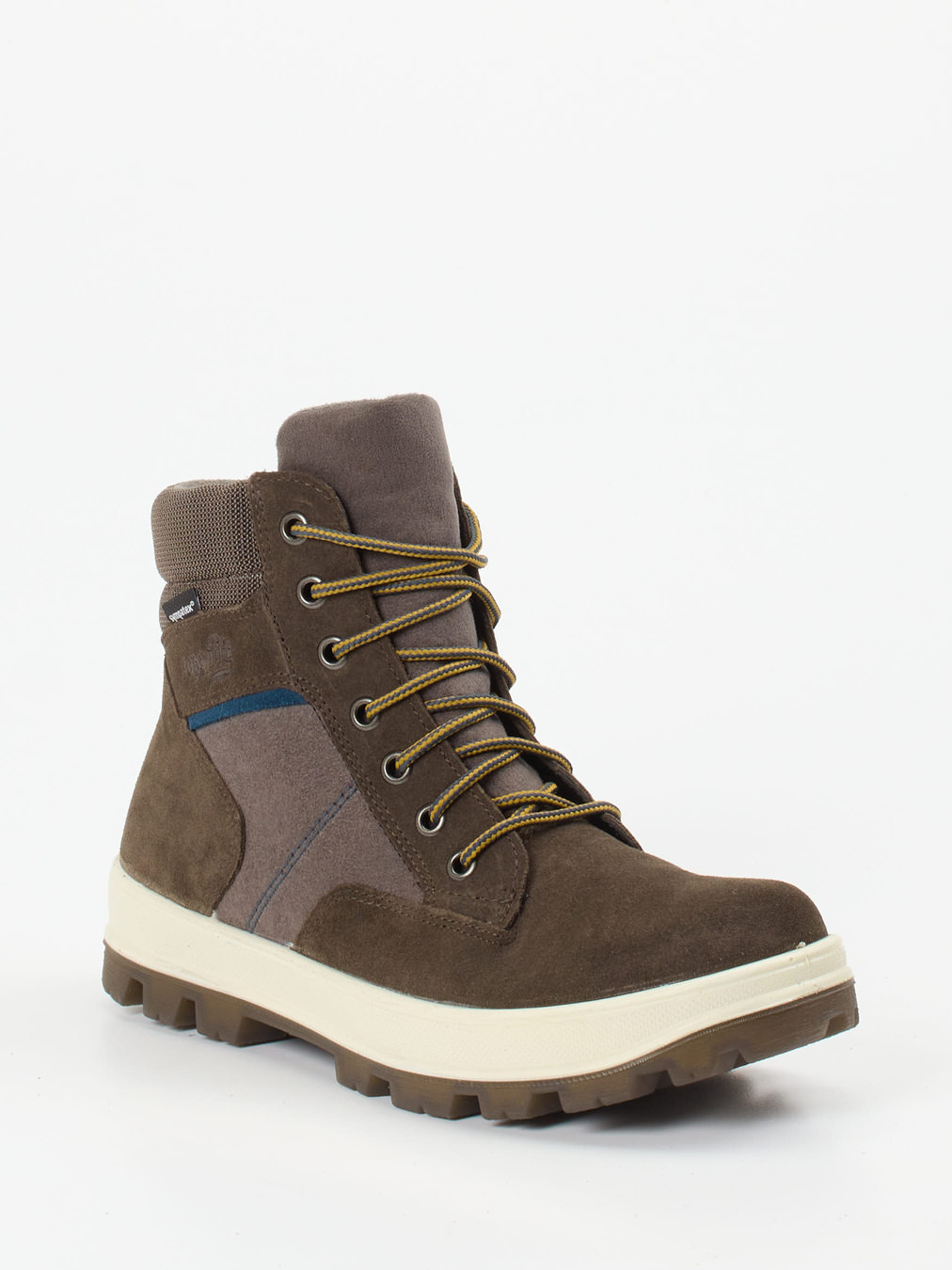 Superfit – Stiefelette aus Veloursleder mittelbraun