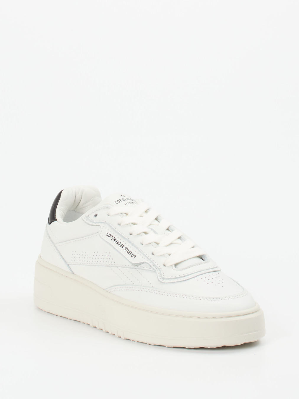 Copenhagen – Sneaker aus Glattleder Offwhite