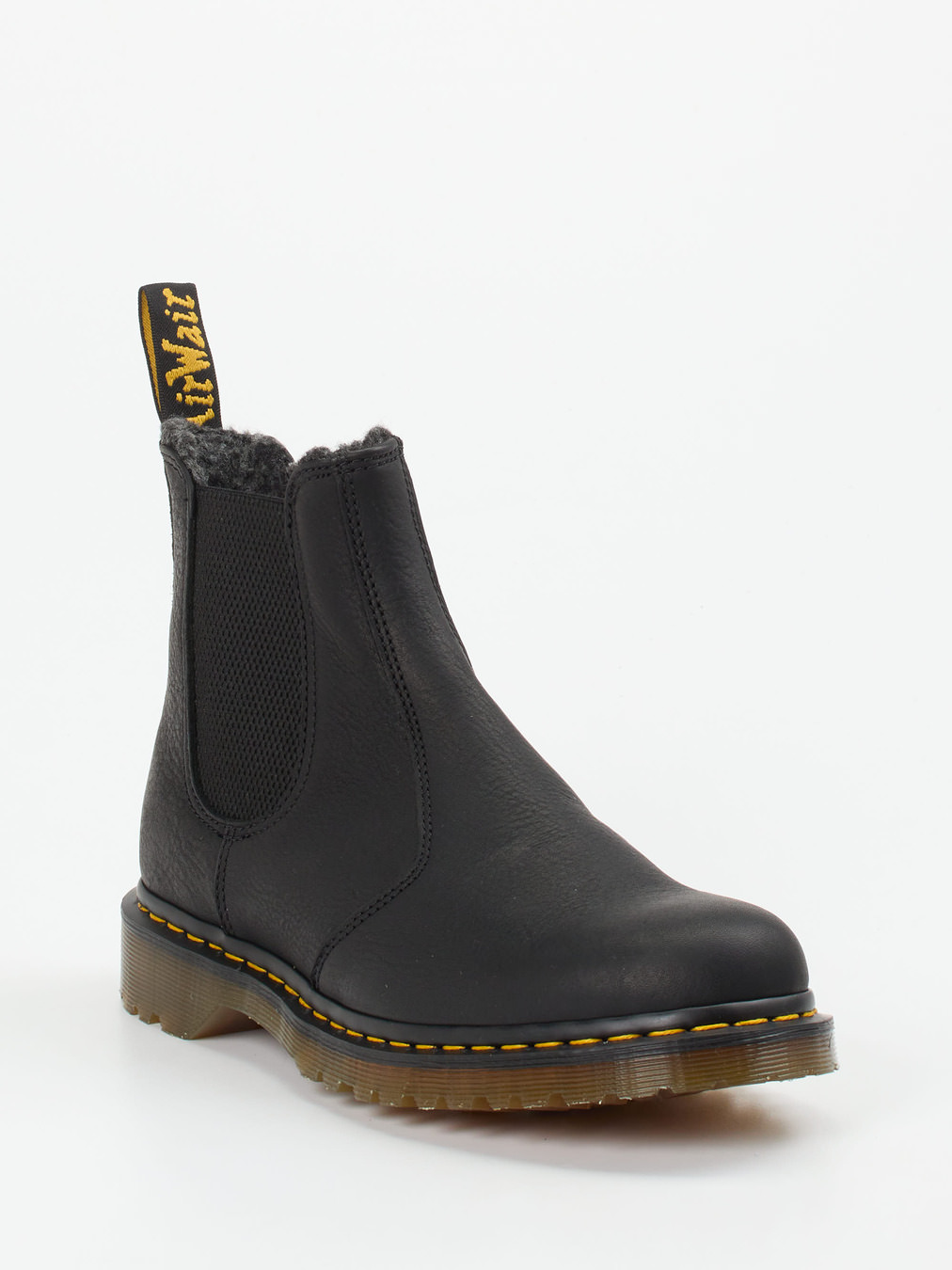 Dr. Martens – Chelsea Boots aus Fettleder Schwarz