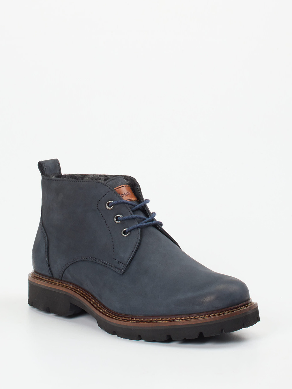 Sioux – Chukka Boots aus Nubukleder Dunkelblau