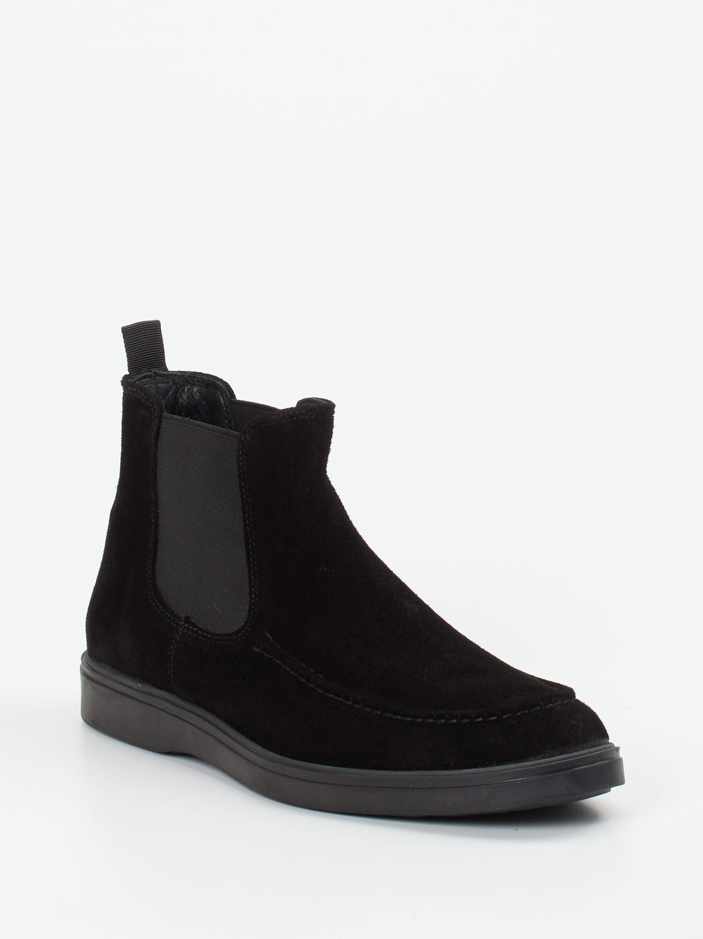 Daniel Kenneth – Chelsea Boots aus Veloursleder schwarz
