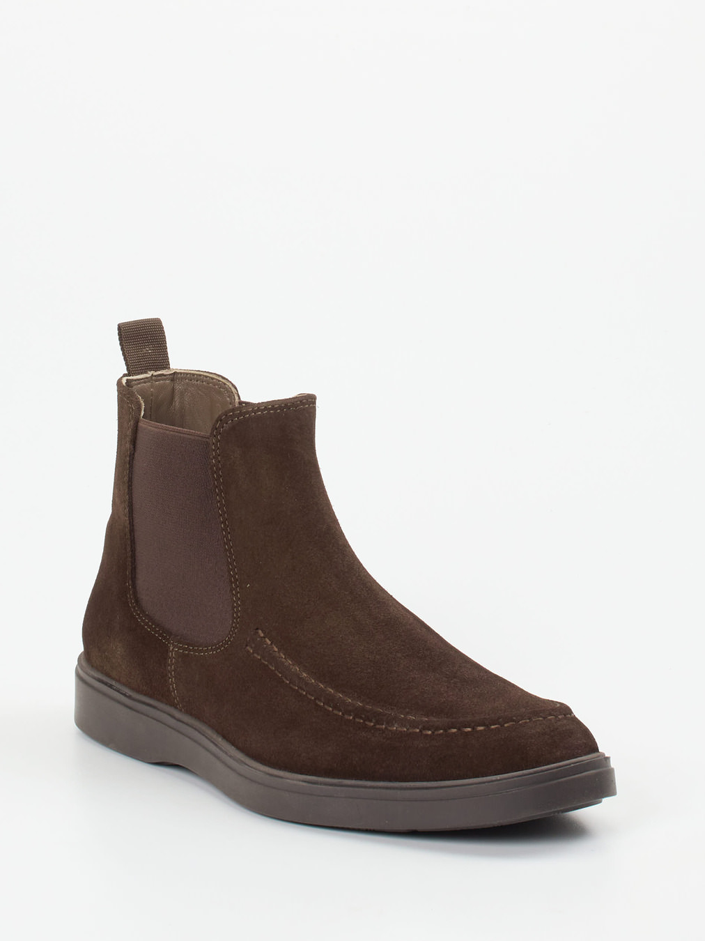 Daniel Kenneth – Chelsea Boots aus Veloursleder braun