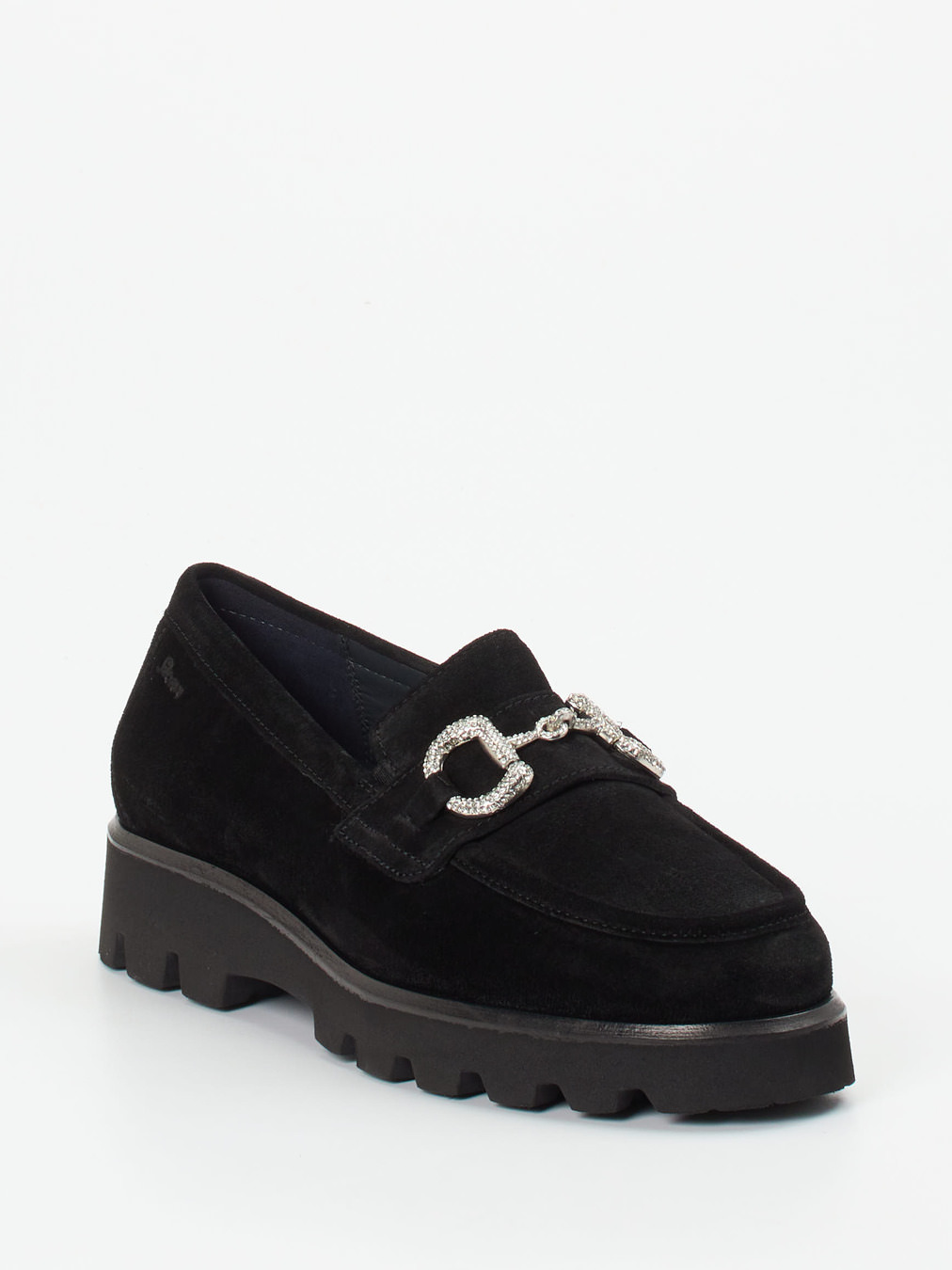 Sioux – Loafer aus Veloursleder Schwarz