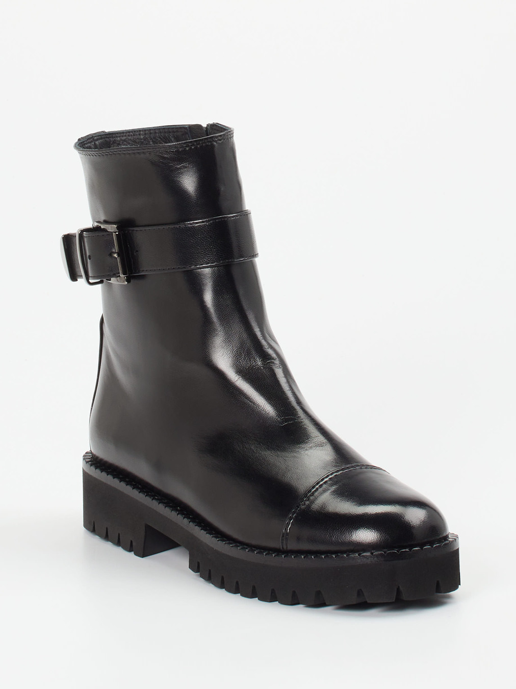Konstantin Starke – Biker Boots aus Lammleder Schwarz
