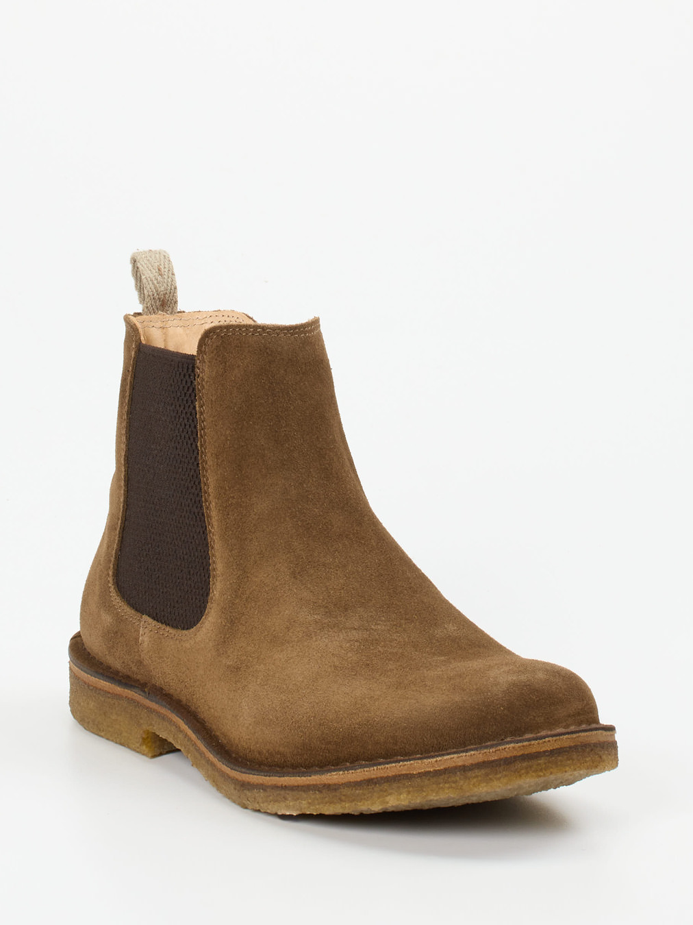 Astorflex – Chelsea Boots aus Veloursleder braun