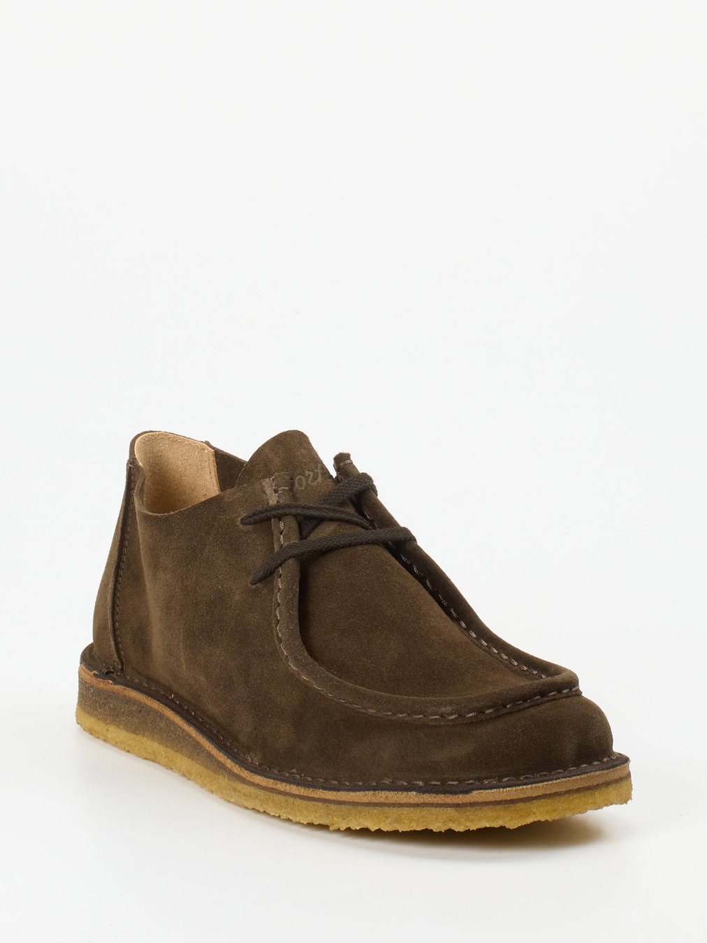 Astorflex – Wallabee-Schnürschuh aus Veloursleder Braun