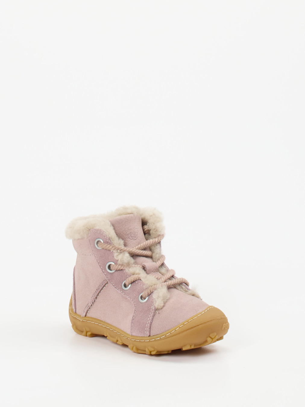 Ricosta – Stiefeletten aus Nubukleder in Rosa