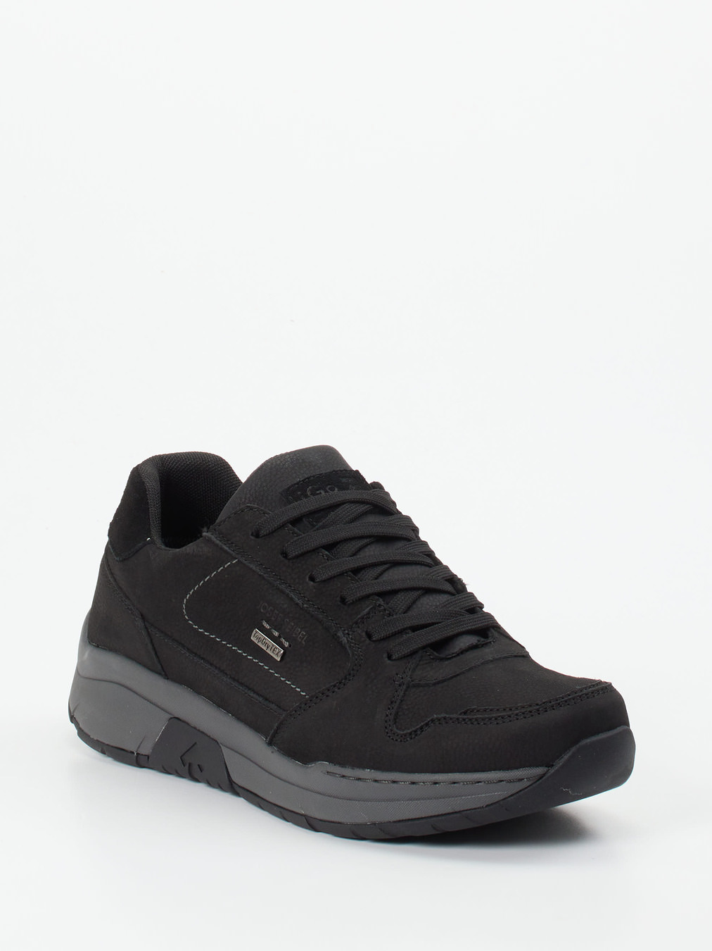 Josef Seibel – Sneaker aus Nubukleder Schwarz