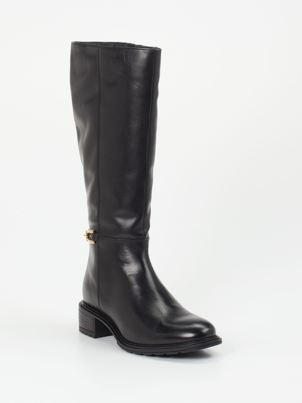 Ara – Kniehohe Stiefel aus Kalbleder schwarz