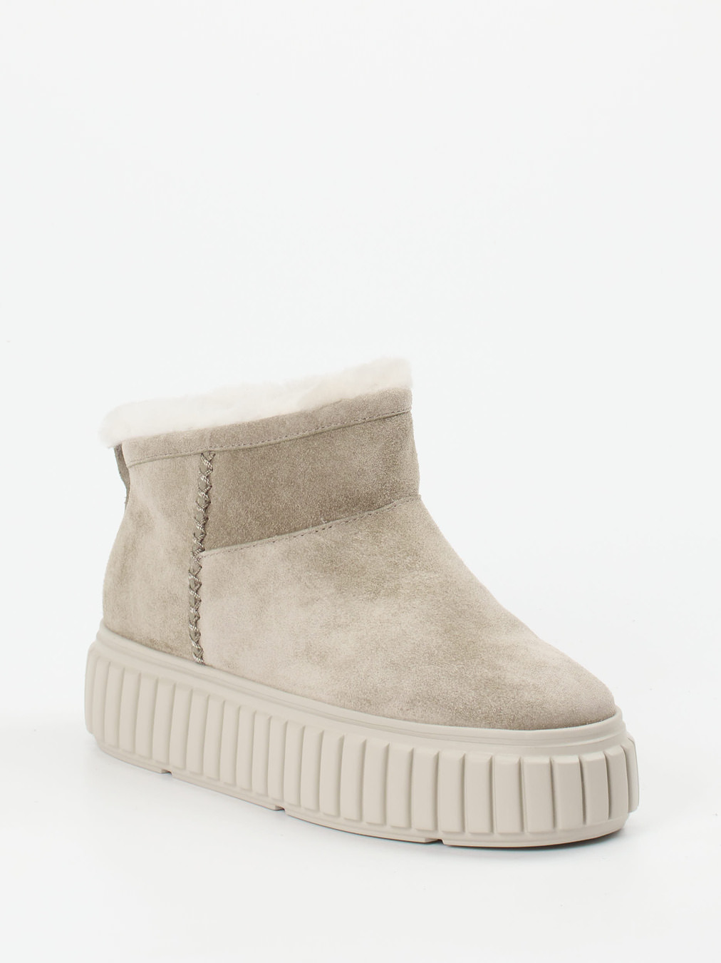 Kennel & Schmenger – Stiefeletten aus Lammleder grau