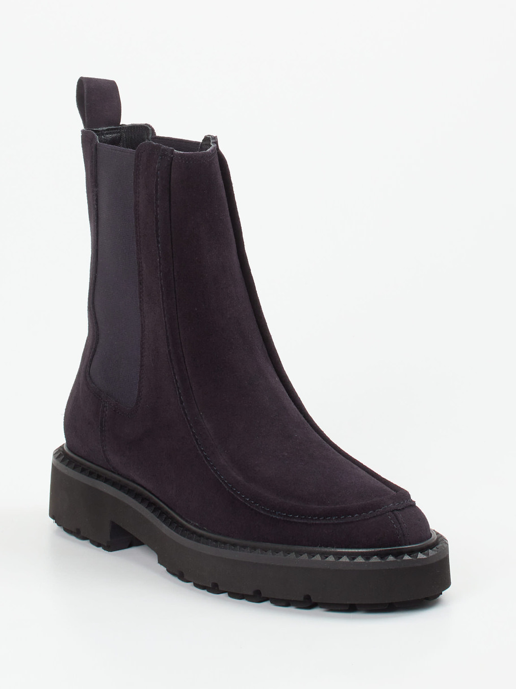 Kennel & Schmenger – Chelsea Boots aus Veloursleder violett