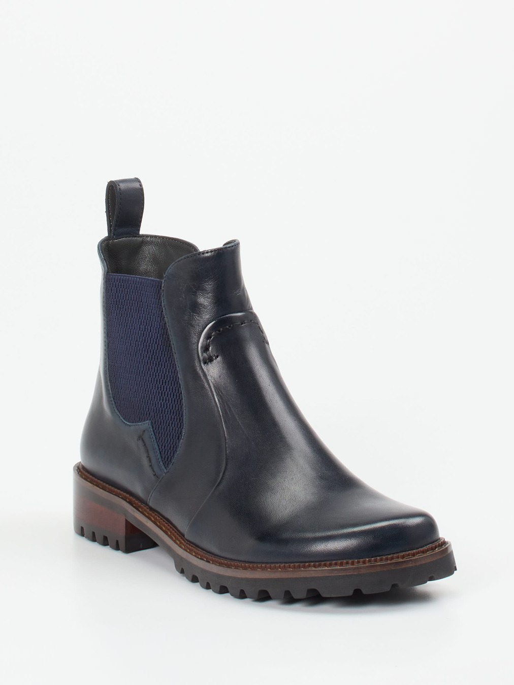 Ginger & Glove – Chelsea-Boots aus Lammleder Nachtblau