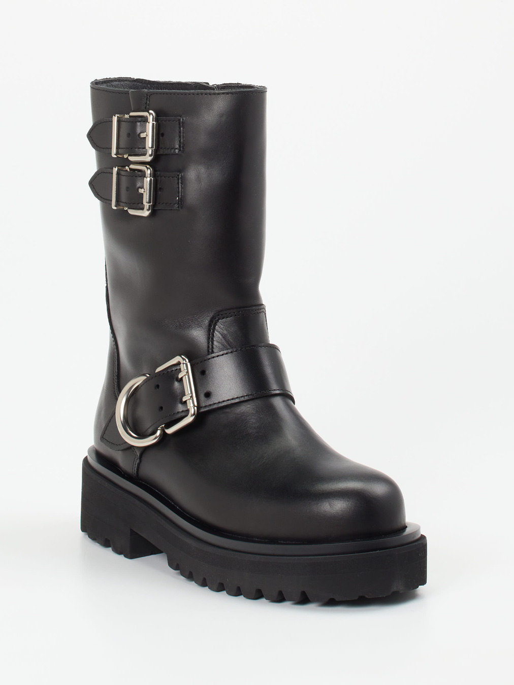 Ralph Harrison – Biker Boots aus Lammleder schwarz
