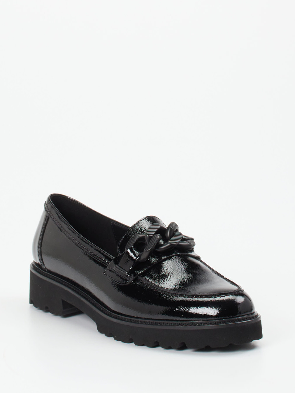 Gabor – Loafer aus Lackleder in Schwarz