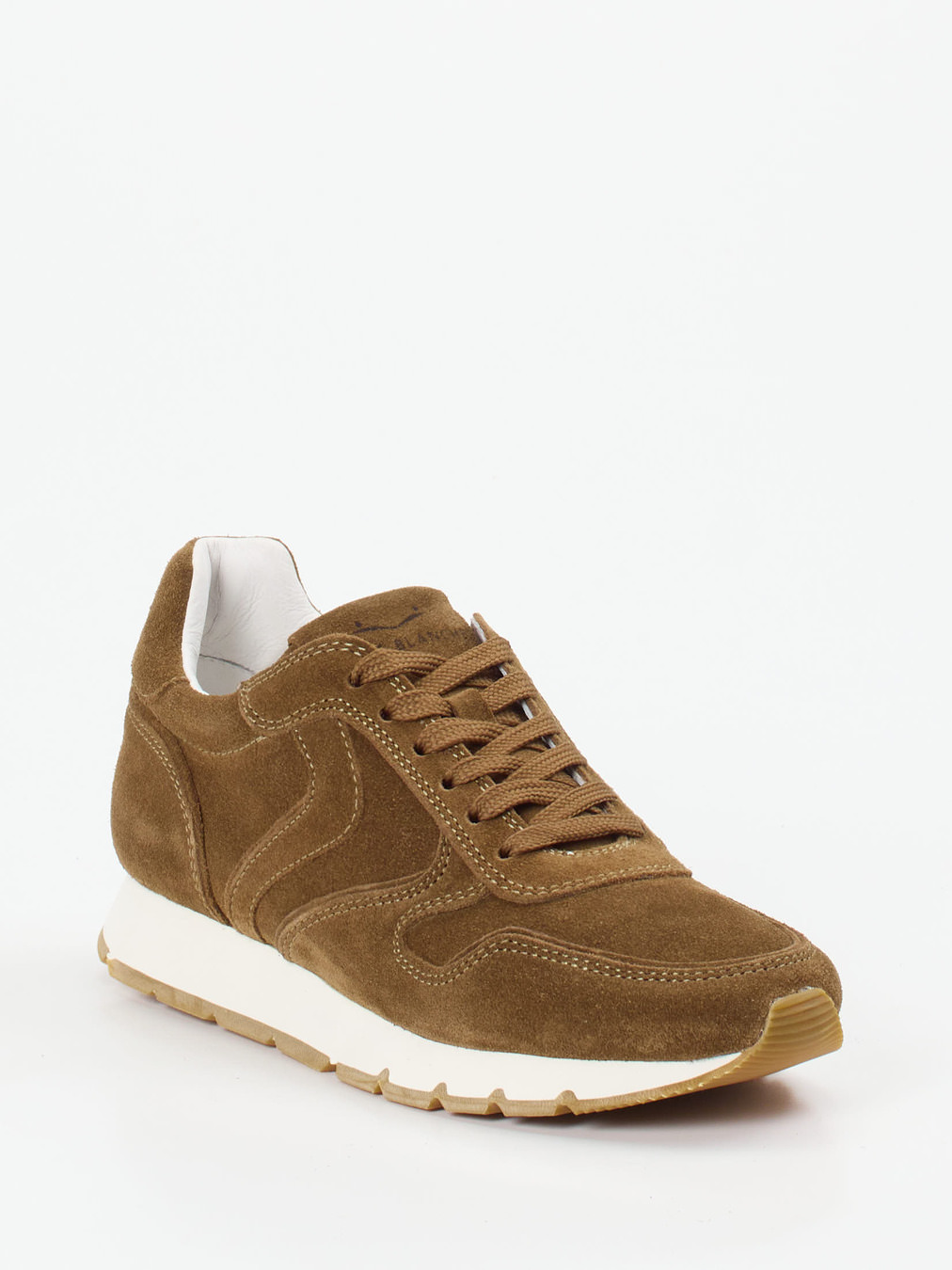 Voile Blanche – Retro-Sneaker aus Veloursleder Braun