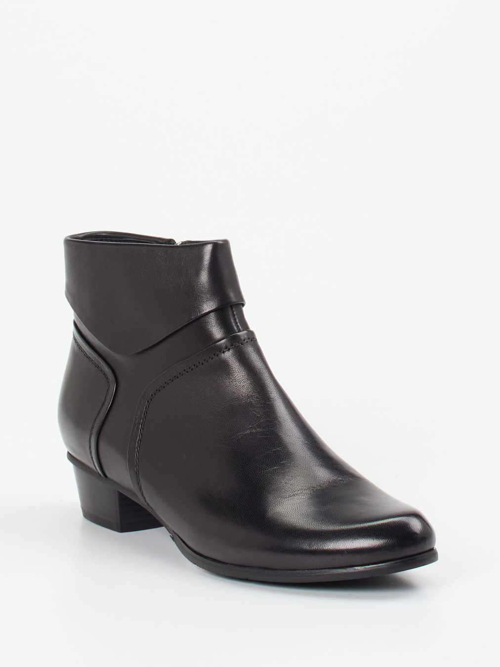 Ralph Harrison – Stiefelette aus Lammleder Schwarz