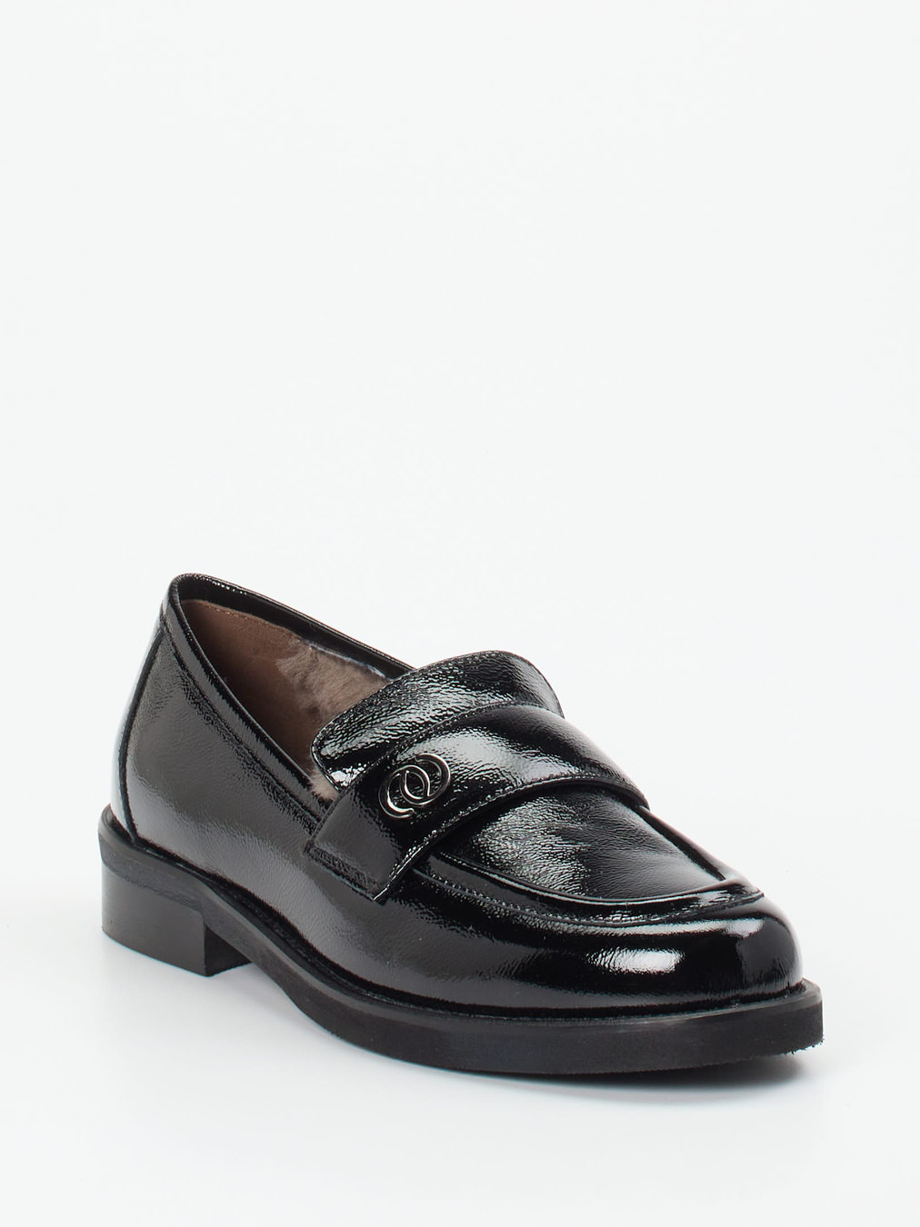 Mannori – Loafer aus Lackleder Schwarz