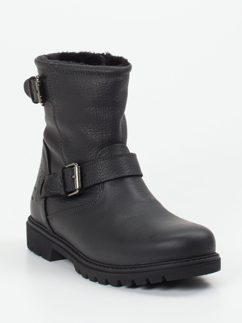 Panama Jack – Biker Boots aus Fettleder schwarz