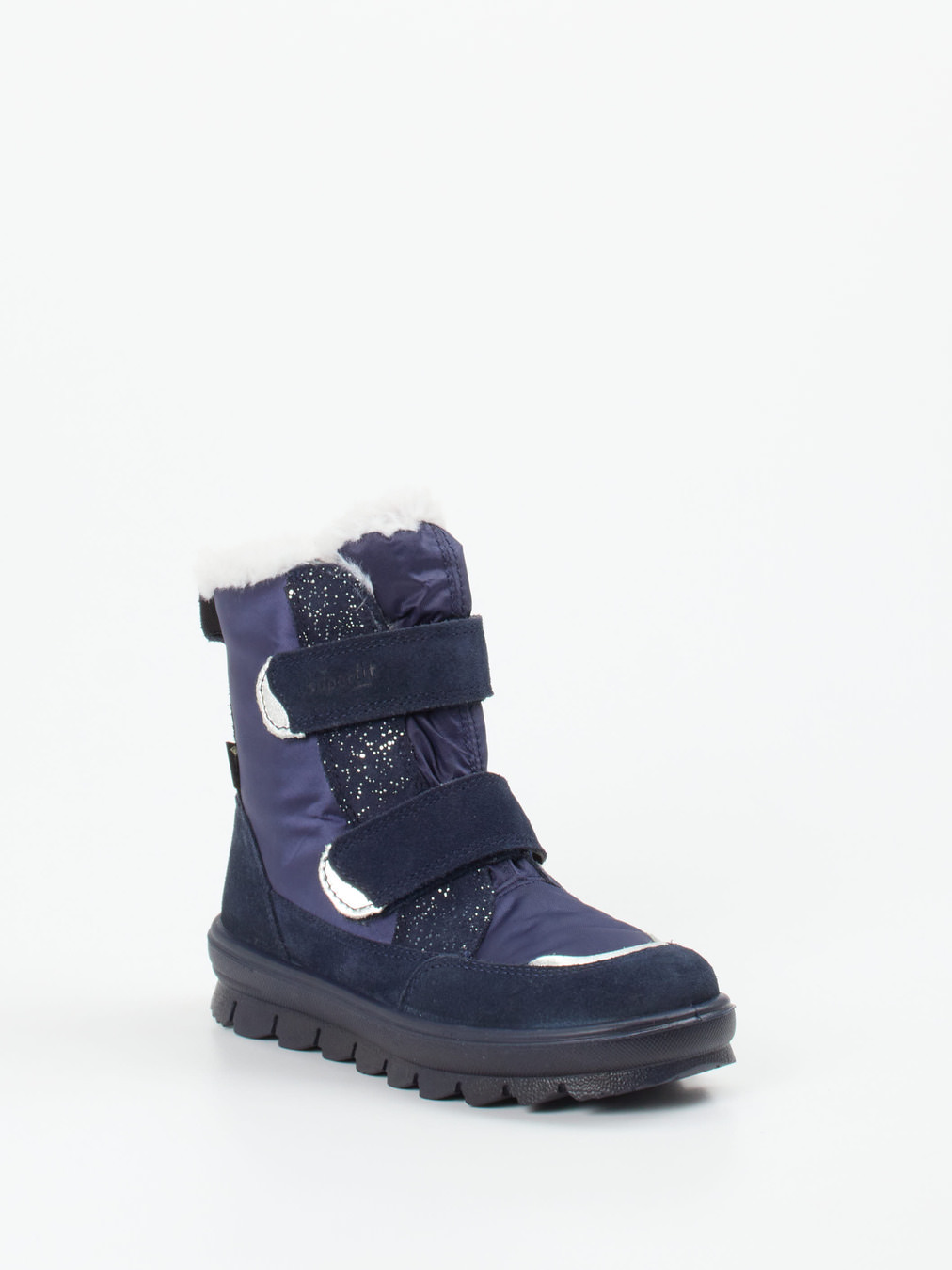 Superfit – Winterboots aus Veloursleder Dunkelblau
